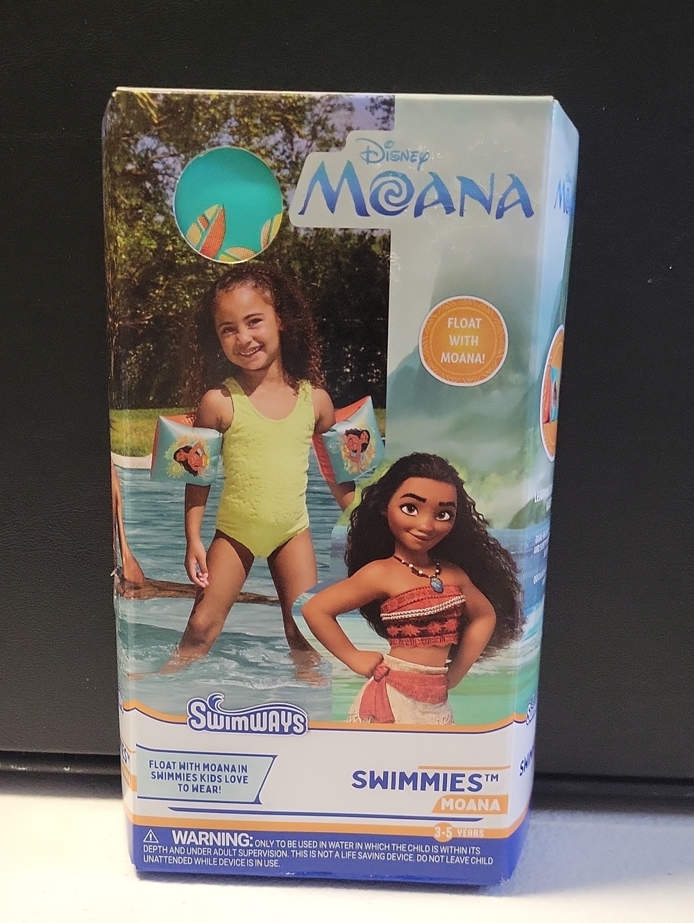 Disney Moana Kids Swim Floaties - Teal & Orange T23